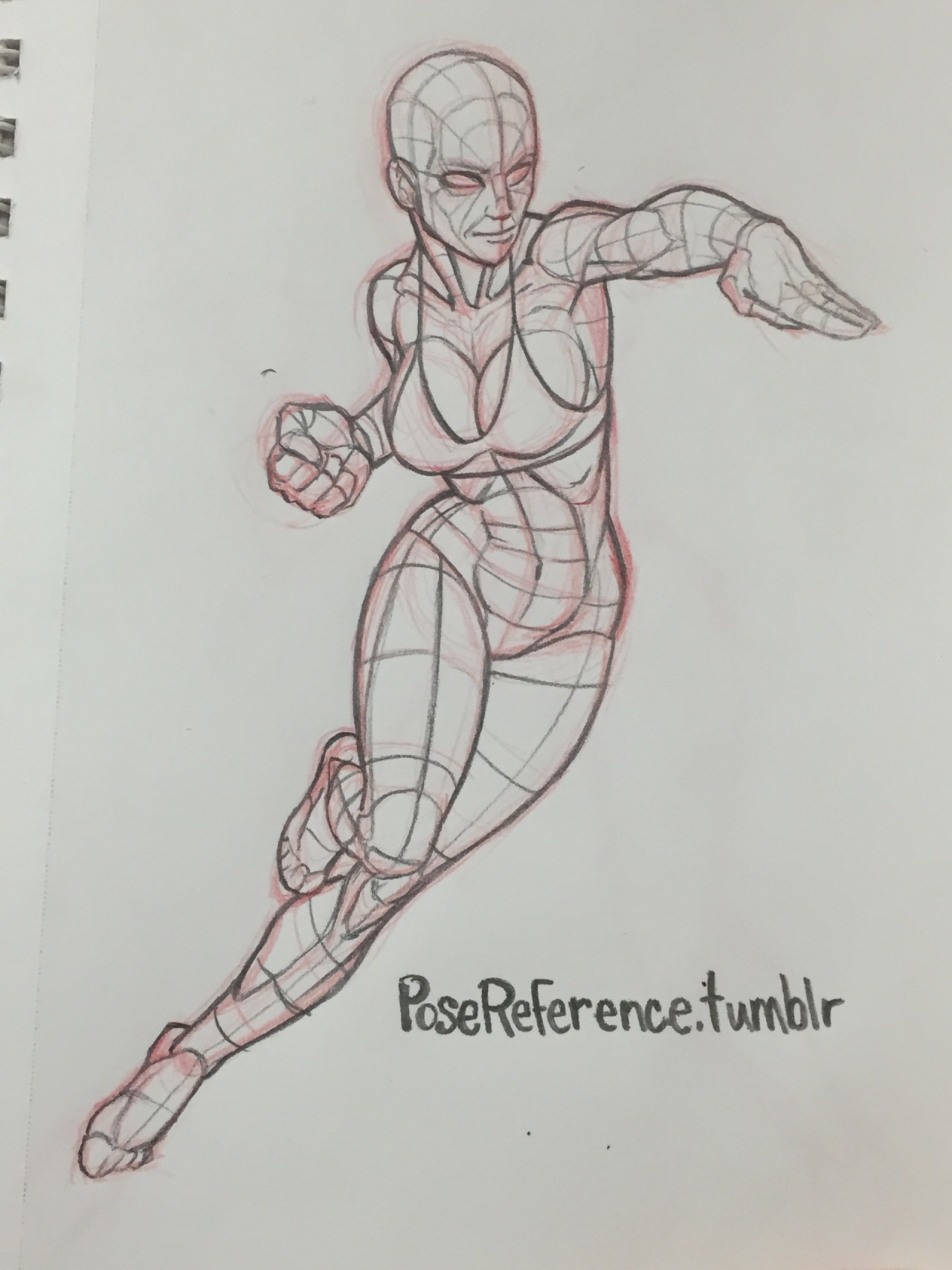 Female Action Poses - Females fighting punch pose | PoseMy.Art