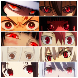 lavender-rosa:Anime Eyes + Rainbow