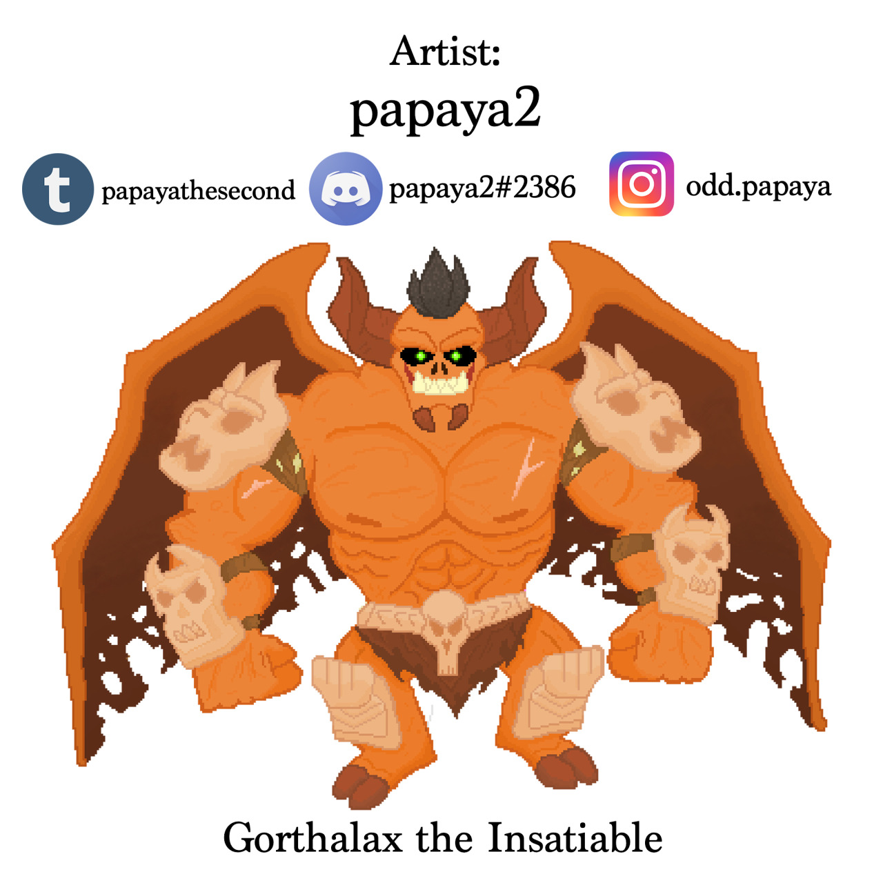 Dimension 20 Art Collaboration — Gortholax The Insatiable Drawn By:...