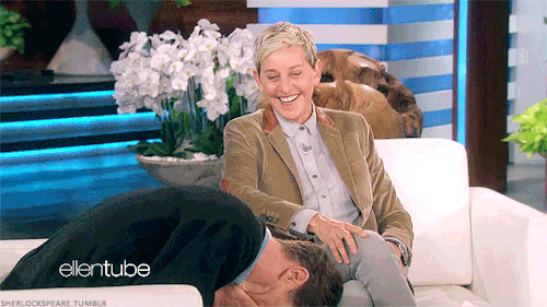 221beesplace:sherlockspeare:Benedict Cumberbatch Gets a Scare from ‘Iron Man’ (X)This is too cute.