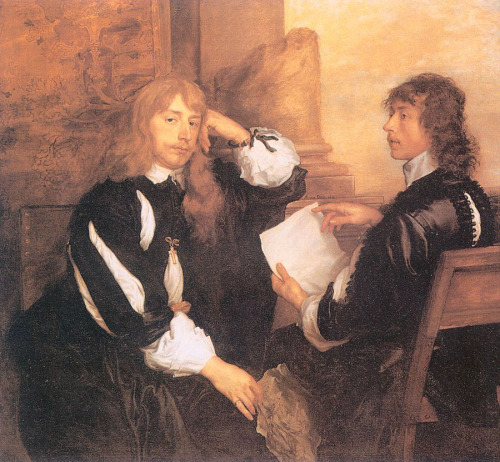 Thomas Killigrew and William, Lord Crofts, 1638, Anthony van DyckMedium: oil,canvas