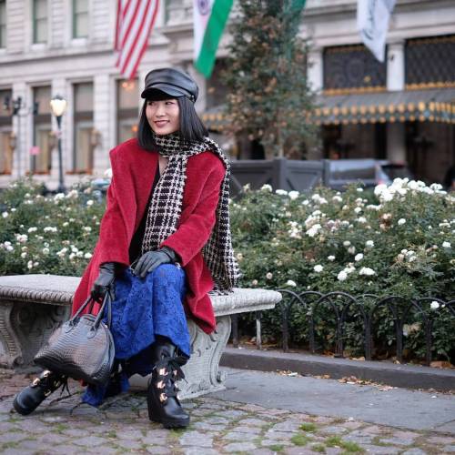 Emiri on #Fifthavenue #midtown #plazahotel #Nycstyle #nycstreetstyle #modelshoot #photoshoot #nycstr