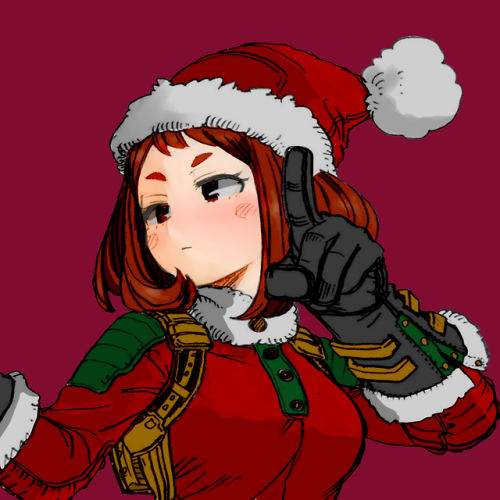 Uraraka Ochako Christmas icons-