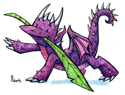 Sketching baby dragons - which will be included in an upcoming dragon calendar!www.corinneroberts.ne