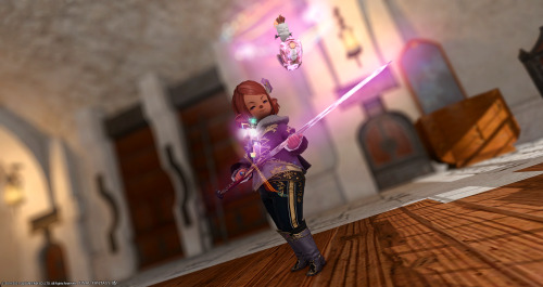 why yes i am going to pose lulumi in the exact same pose with the same sword every time