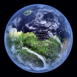 ryanxlane:  This is what Mars might look like today if the planet still had running water 