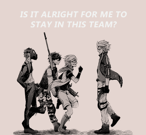 akutaqawa: “Of course you can. You’re already our precious teammate after all.”  scan credit [x] / i