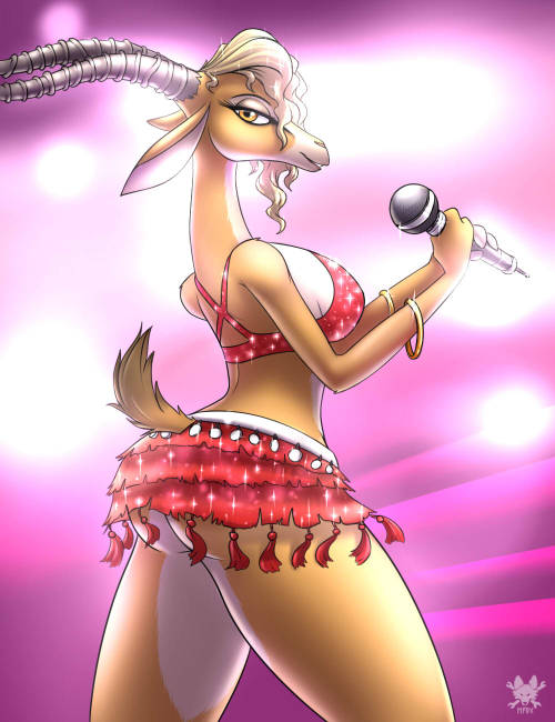 stunnerpone:themetalpony:Gazelle Killer thights, killer butt and 100% sexy, Gazelle because her hips dont lie. Since I saw her I was like “LOOK AT THOSE HIPS!”. I had to draw her. This is one of those things that start like a simple doodle, then