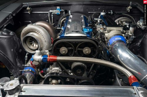 hirocimacruiser:  ADV1 280Z with an 800+HP 2JZ conversion. More info here http://performancedrive.com.au/adv-1-datsun-280z-gets-mean-2jz-engine-conversion-video-1113/ 