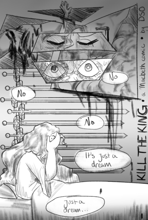 writingpun-art:comic about what if lady macbeth just kept doing murders