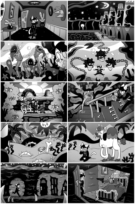 Some Panels From A Scrapped Comic