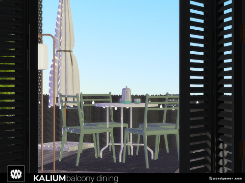 Kalium Balcony DiningDownload at TSR