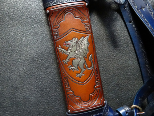 A recently completed Albion Crecy Scabbard.