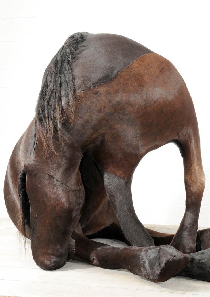 alaspoorwallace:  Berlinde De Bruyckere (Belgian, born 1964)K36 (The Black Horse),