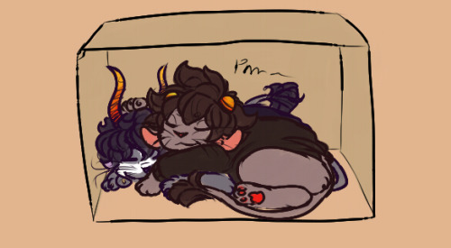 ldefix:  Karkat doesn’t like publicly showing his affection, so he finds ways around it 