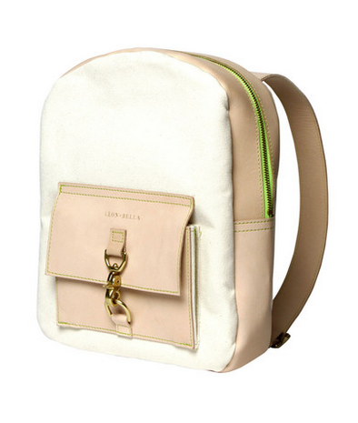 ofakind:  Just when you thought you were over neon…the zipper on this Leon + Bella backpack. 
