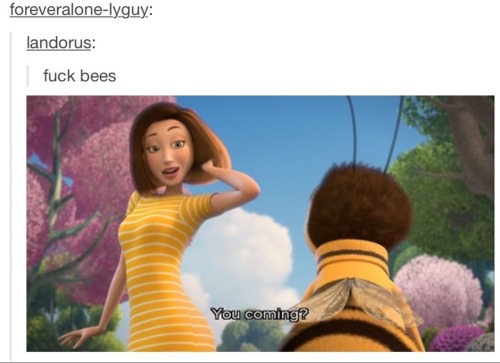 inferiorvenacava:  hiccstridforever:dreamwurks:Tumblr and Bee MovieI swear on this movie.  stttarchild