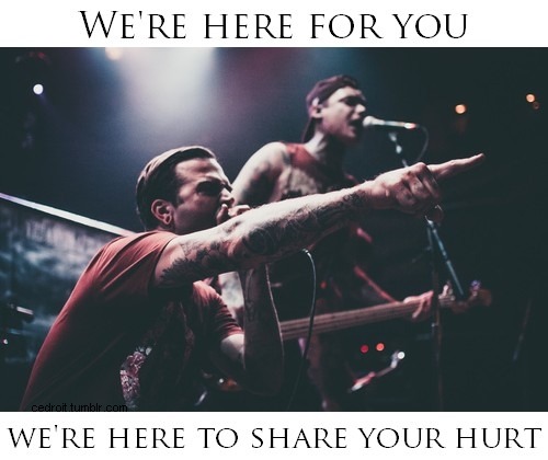 cedroit:  Not my photo, just my edit // The Amity Affliction - Cut It Out 