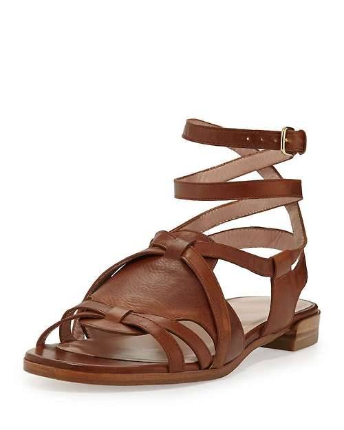 High Heels Blog wantering-heels: Greek Strappy Leather Sandal, Saddle via Tumblr