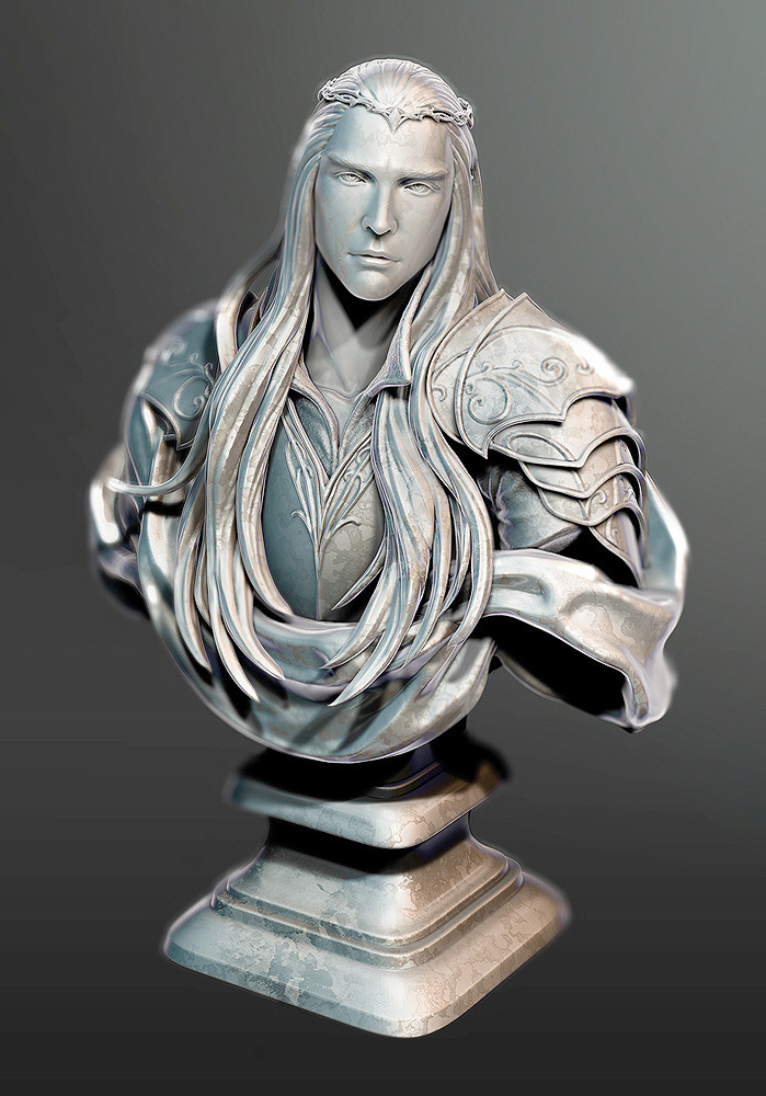 leepacejustawesome3:  helenashin:Hello Evryone !! :)This is Thranduil 3D Bust and my