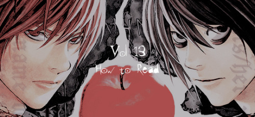 ∟Death note manga covers 1-12 + How to read // 
