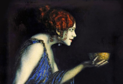 ritualcircle:  Franz von Stuck - Circe (1913)