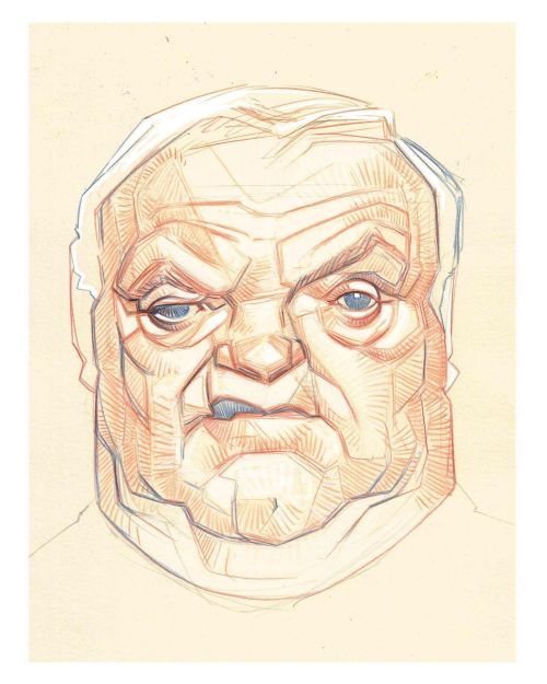 Les Dawson-----#comedy #drawing #art #artist #illustration #sketch #sketchbook #pencil #colour #cari