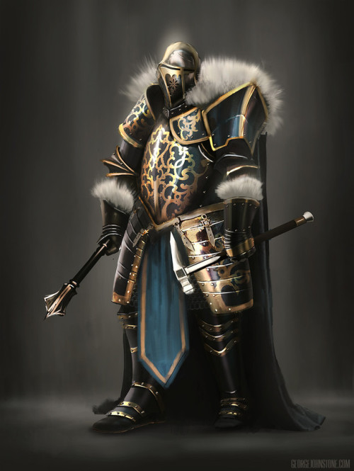 wearepaladin:Heavy Knight byGeorge Johnstone