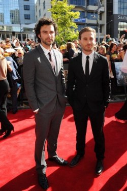 sweet-orange-sam:  Dean and Aidan in The Hobbit premiere in New Zealand 