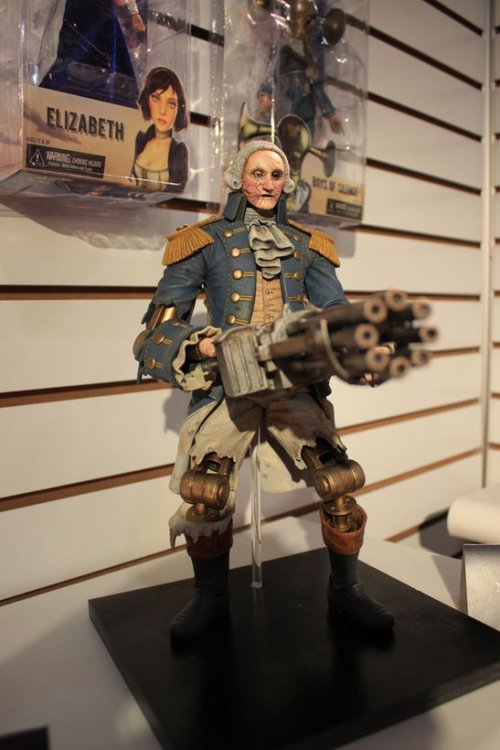 theomeganerd:  Dead Space, Assassin’s Creed, Bioshock Infinite, Portal, Metal Gear Solid, Mass Effect, Gears of War & Halo ~ Action Figures from Toy Fair 2013 Full Gallery Here