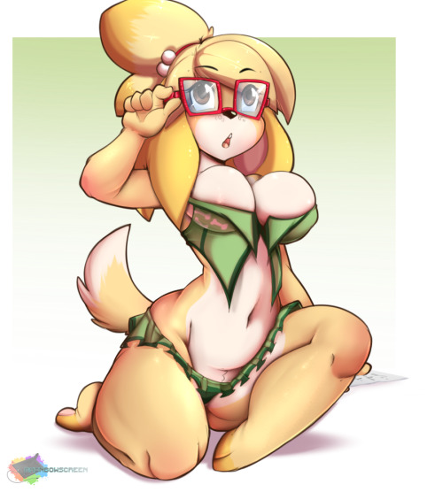 Porn hentai-leaf:More Isabelle from Animal Crossing, photos