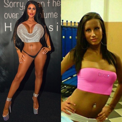 The 10 year challened of Real Barbie of Berlin, from a young slutty girl to a huge titted womanhttps
