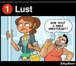 gollums-loincloth:  elsa-hair-envy:  mindofamaddock:  centquius:  sevendeadlysinsart:  Seven Deadly Sins of public transport  please read the ads in the background please  finally someone has lust be the person lusting, not the one being lusted after.