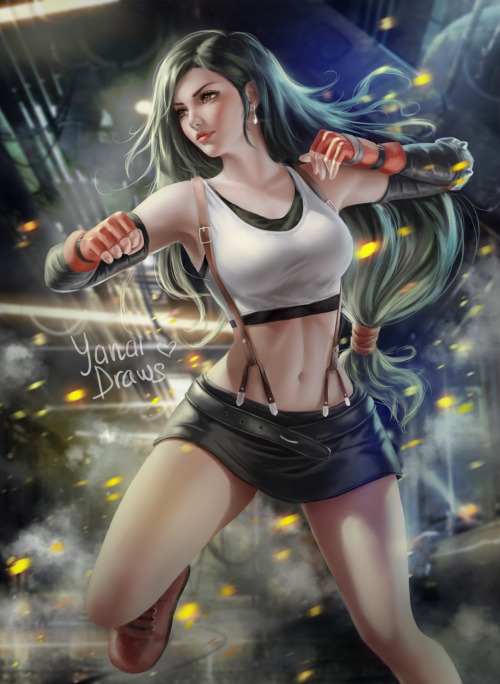 yanaidraws:    TIFA LOCKHART fantasy VIIThanks