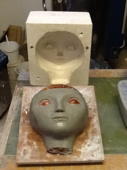 The first sculpture and silicone of Tooth’s face were perfect apart from one snag- her nose was way 