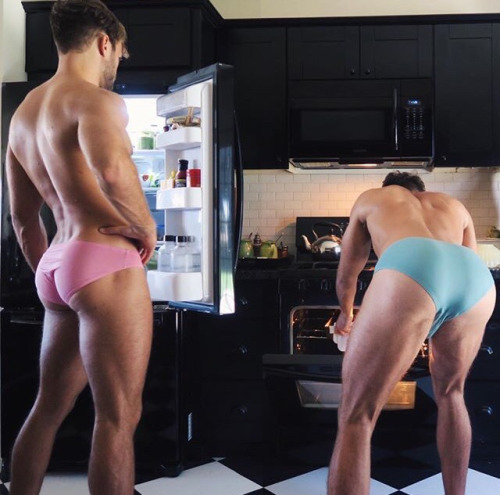 behind the pant