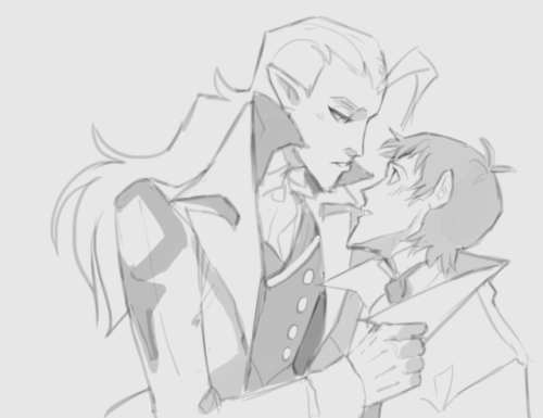 triangle-art-jw:More vampire Au with some Lancelot and the generals as Lotor’s sired little fa