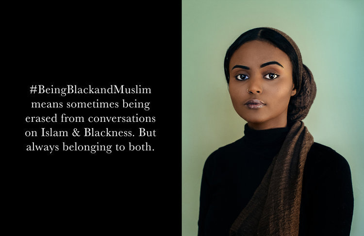 black-to-the-bones: Artist Shares Powerful Portrait Series On #BeingBlackAndMuslim