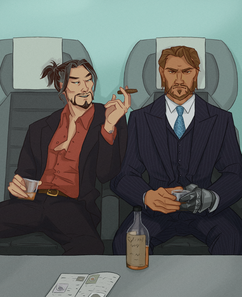 Bodyswap! Featuring a scene from @icecreambeach‘s Look For Me, because I really wanted to draw Hanzo