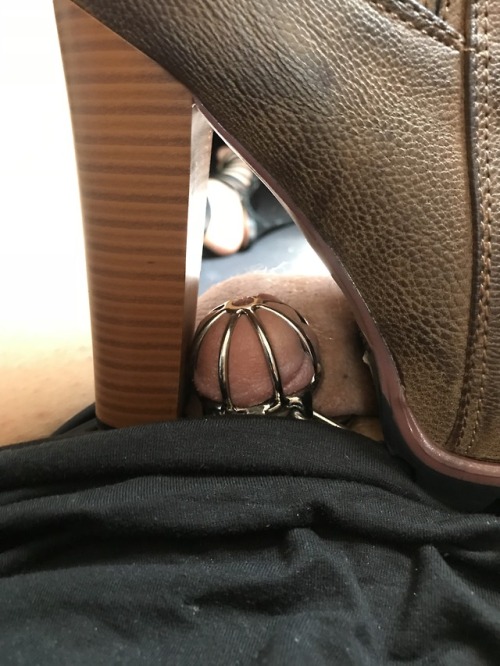 love-j-k:She loves to comprare and tell me i am way too small for her. So she keeps me locked