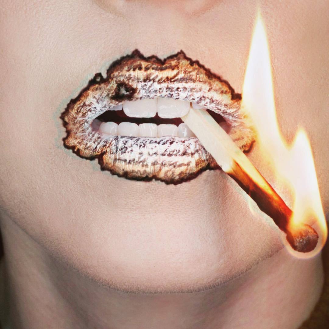 sosuperawesome:  Lip Art by Ryan Kelly on InstagramFollow So Super Awesome on Instagram