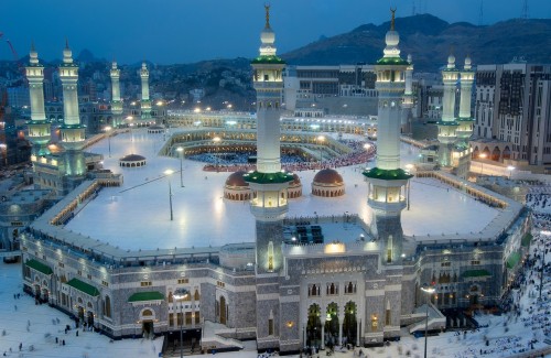 TheGreat Mosque of Mecca.  Al-Masjid al-Ḥarām,literally “the Sacred Mosque”.TheGreat Mosque is one o