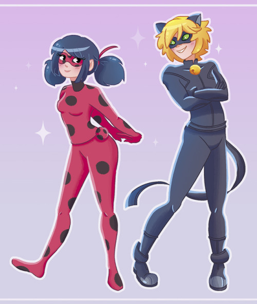 Ladybug and Chat Noir stickers coming your way for this year’s cons!