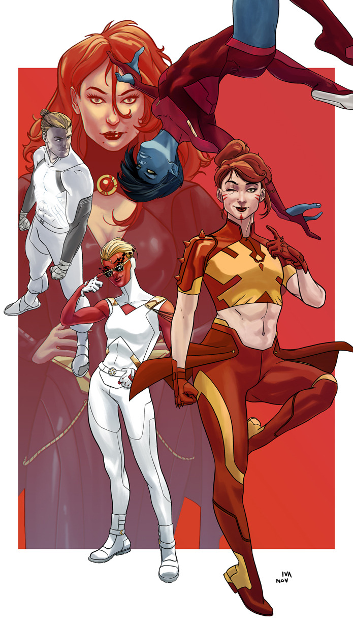 dimaiv-nov:Yet another batch of redesigns I did as a commissioned work. Rachel Summers,