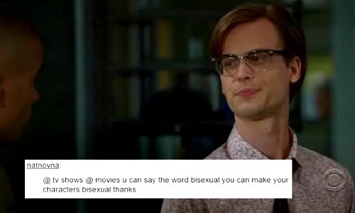 lesbianclaryfray - bisexual Spencer Reid + tumblr text posts