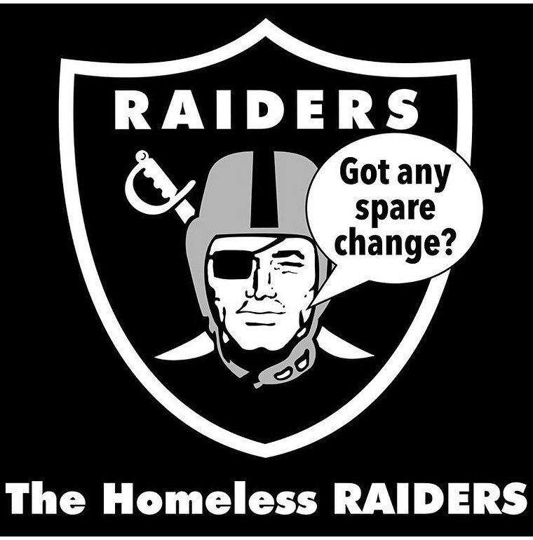 #homeless #poorowner #pleasehelp www.markdavissucks.com #embarrassing #raiders #raidernation