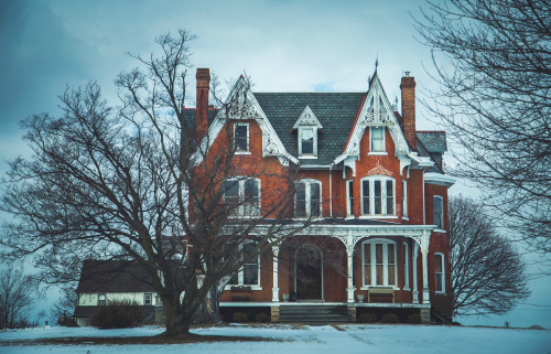 steampunktendencies: Snowy Victorian Houses 3 Snowy Victorian 1 & 2 