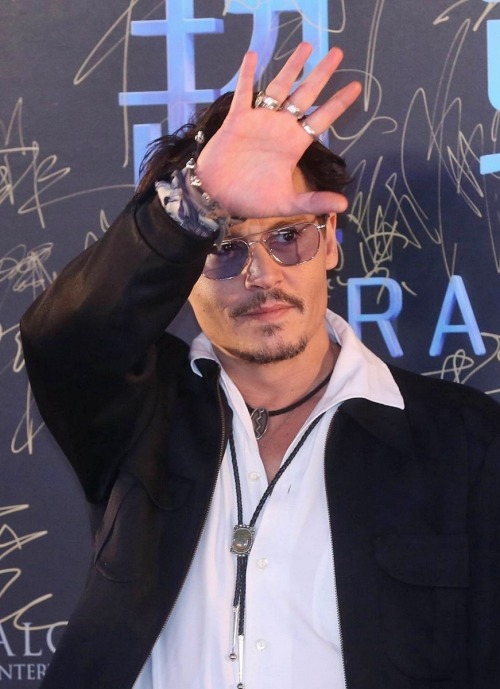 8 years ago, on March 31, 2014, Johnny Depp attended the Chinese Premiere of “Transcendence”, at the