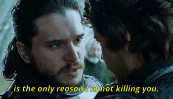 arin-arryn:  Jon stopped killing Ramsay because of Sansa | Jon not killing Theon