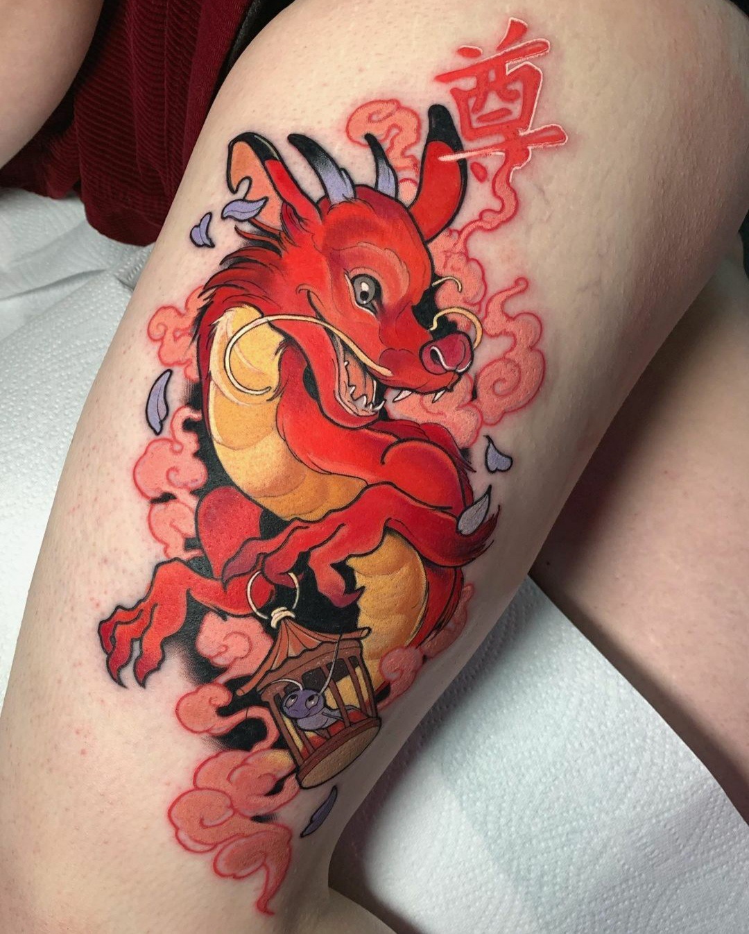 mushu in Tattoos  Search in 13M Tattoos Now  Tattoodo